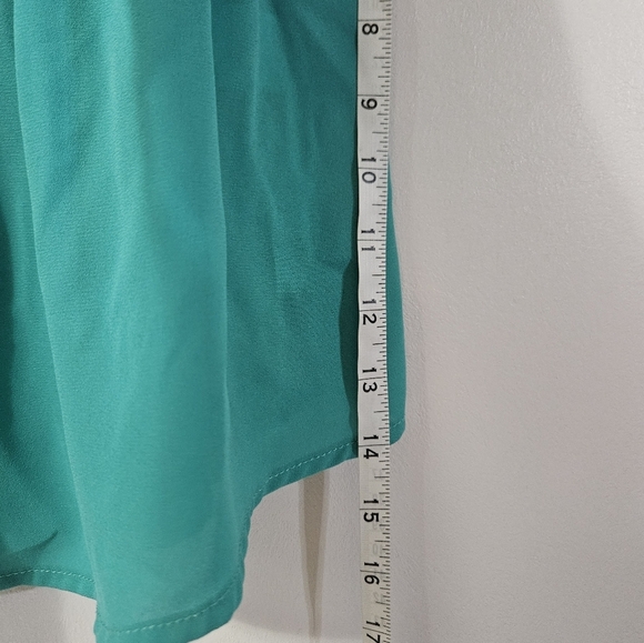 Bibi Blue/green Off The Shoulder Blouse! - Picture 5 of 5